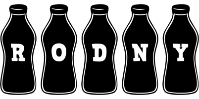 Rodny bottle logo