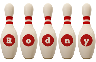Rodny bowling-pin logo