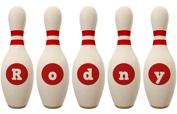 Rodny bowling-pin logo