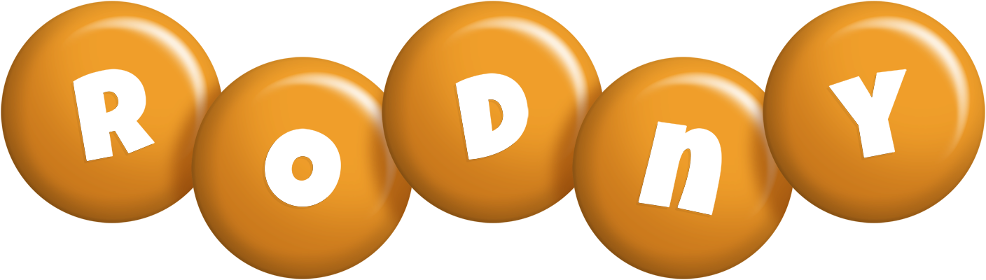 Rodny candy-orange logo