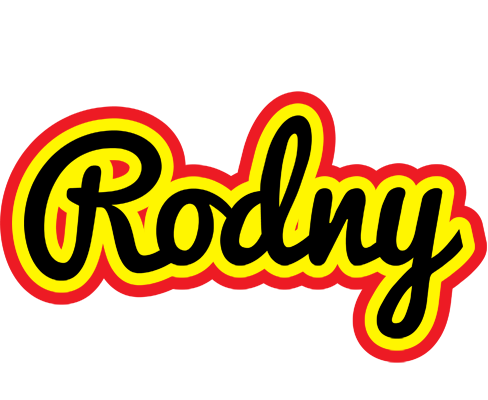 Rodny flaming logo
