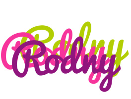 Rodny flowers logo