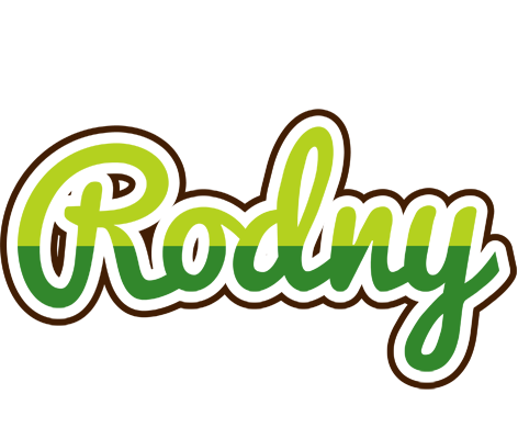 Rodny golfing logo