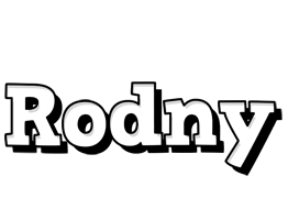 Rodny snowing logo