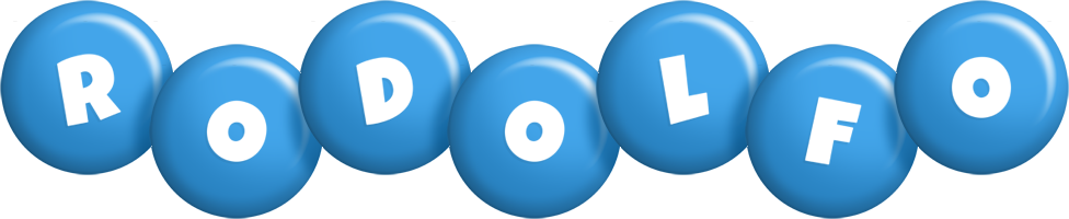 Rodolfo candy-blue logo