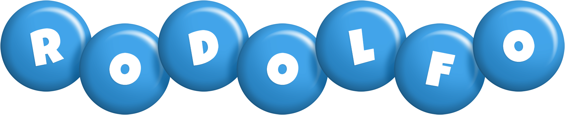Rodolfo candy-blue logo