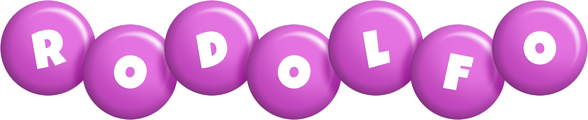 Rodolfo candy-purple logo