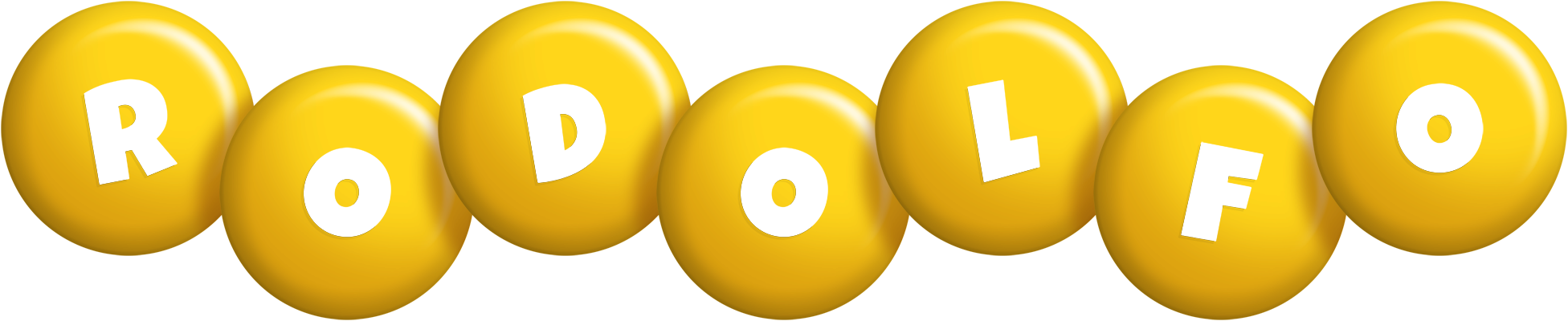 Rodolfo candy-yellow logo