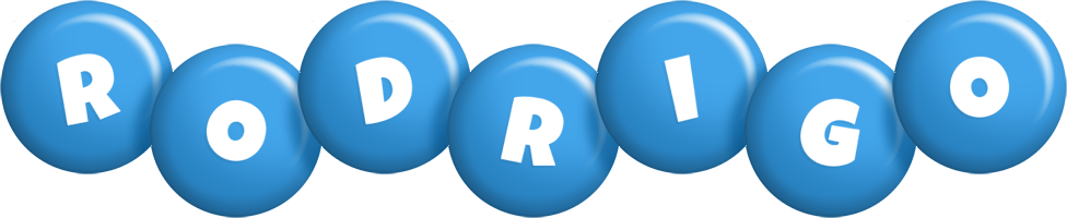 Rodrigo candy-blue logo