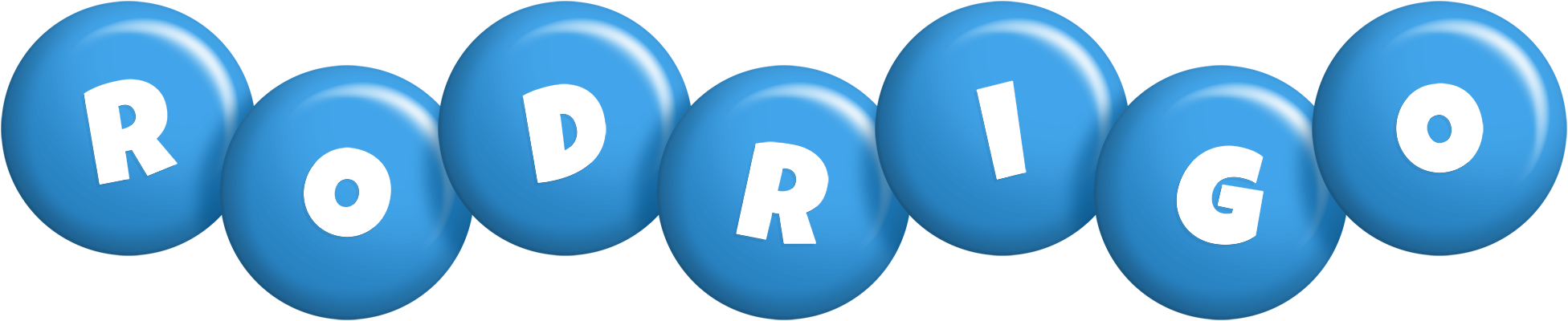 Rodrigo candy-blue logo