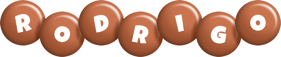 Rodrigo candy-brown logo