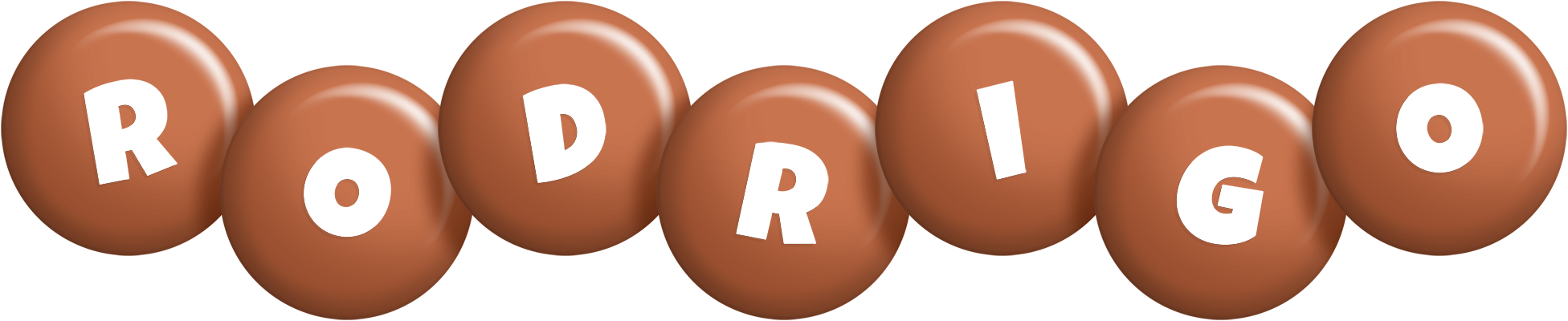 Rodrigo candy-brown logo