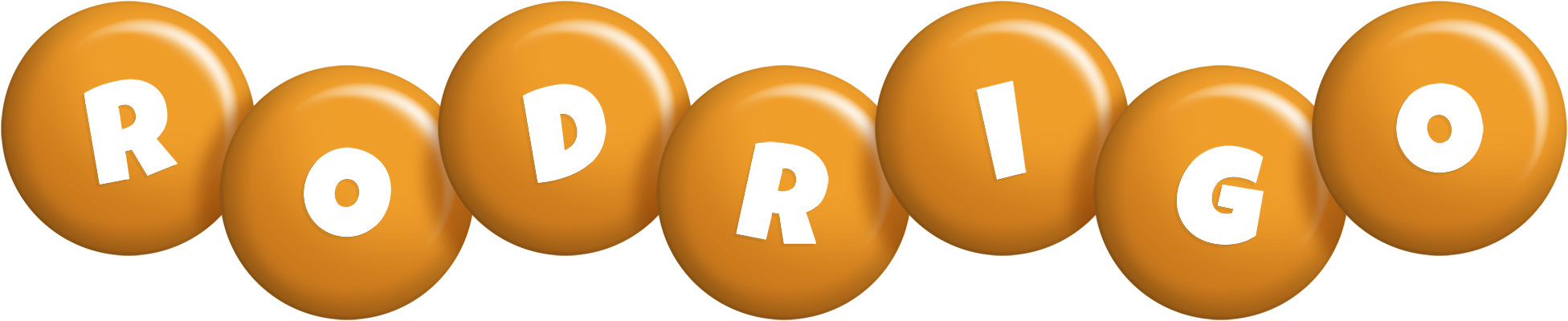 Rodrigo candy-orange logo