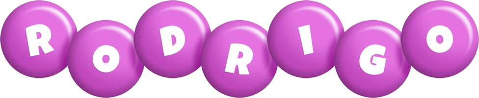 Rodrigo candy-purple logo