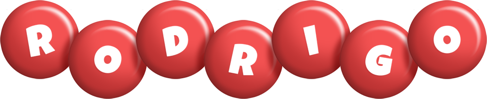 Rodrigo candy-red logo