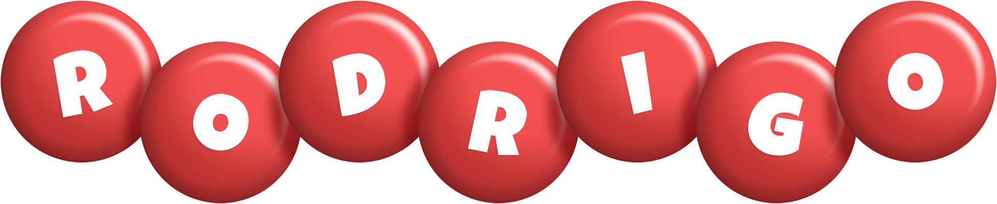 Rodrigo candy-red logo