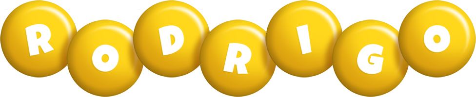 Rodrigo candy-yellow logo