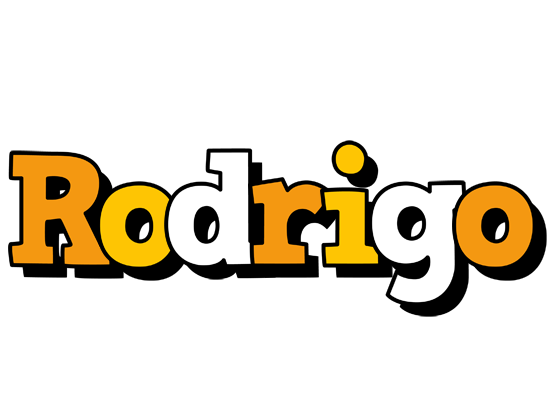 Rodrigo cartoon logo