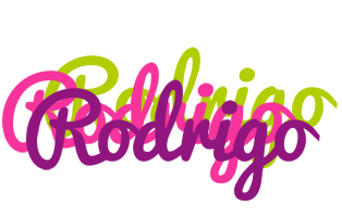 Rodrigo flowers logo