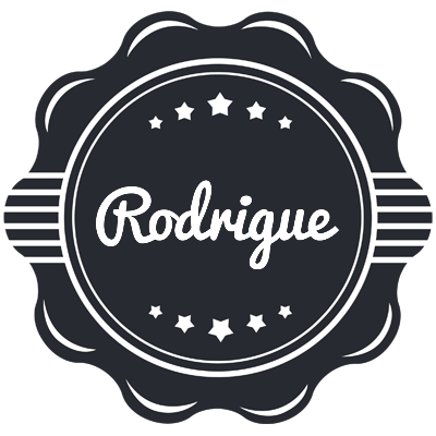 Rodrigue badge logo