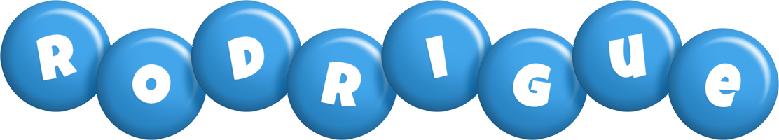 Rodrigue candy-blue logo
