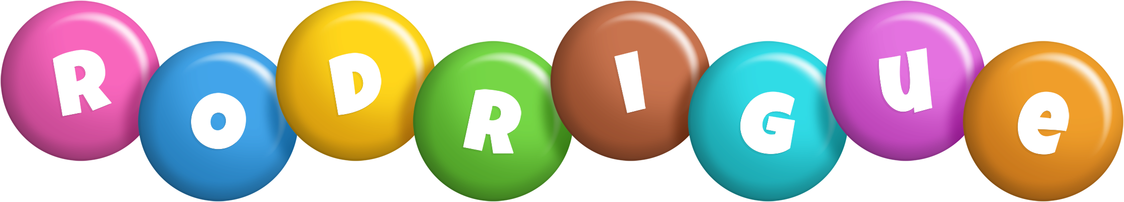 Rodrigue candy logo