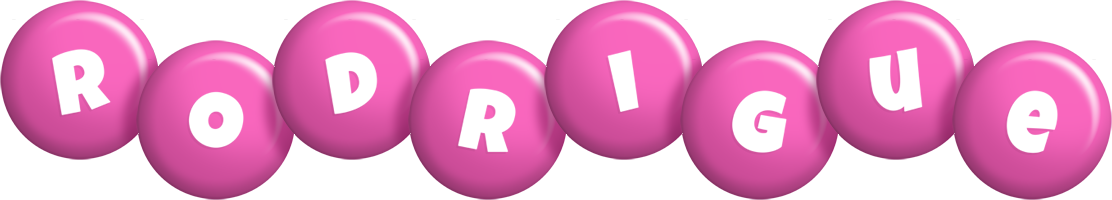 Rodrigue candy-pink logo