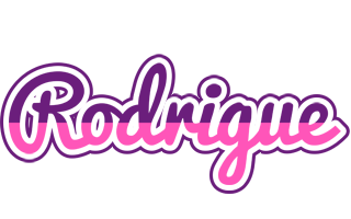 Rodrigue cheerful logo