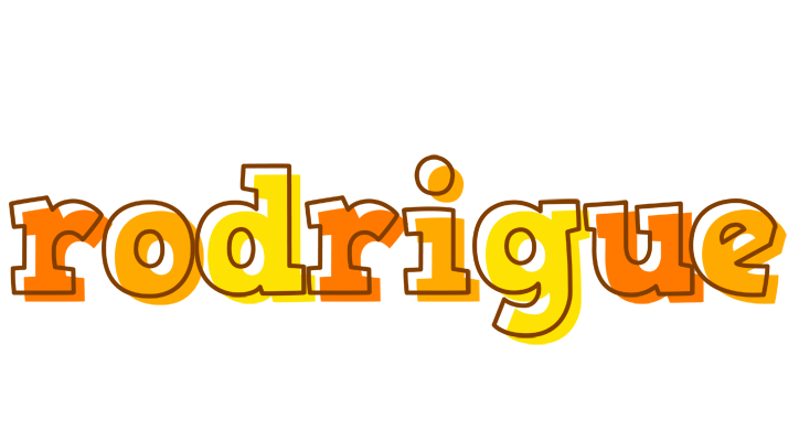 Rodrigue desert logo