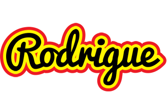 Rodrigue flaming logo