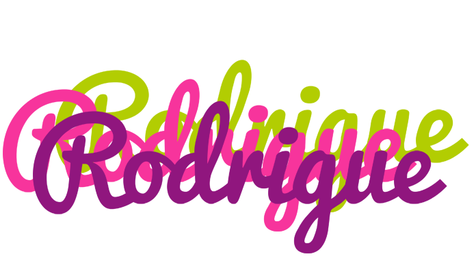 Rodrigue flowers logo