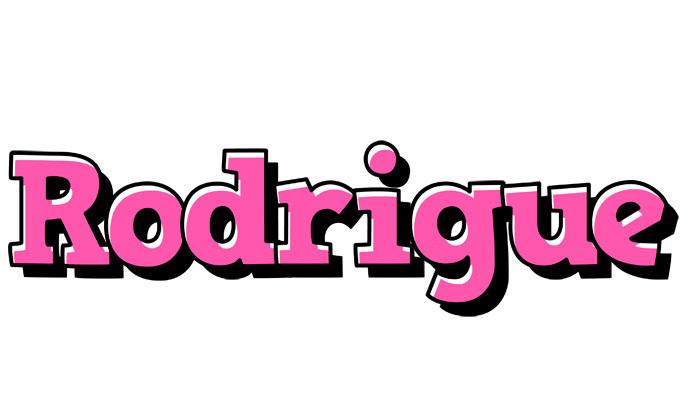 Rodrigue girlish logo