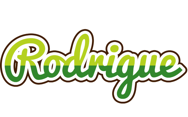 Rodrigue golfing logo