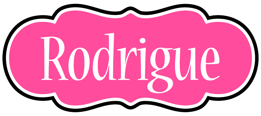 Rodrigue invitation logo