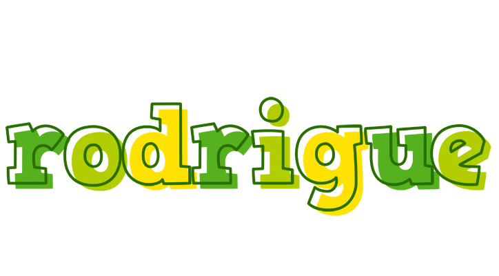 Rodrigue juice logo