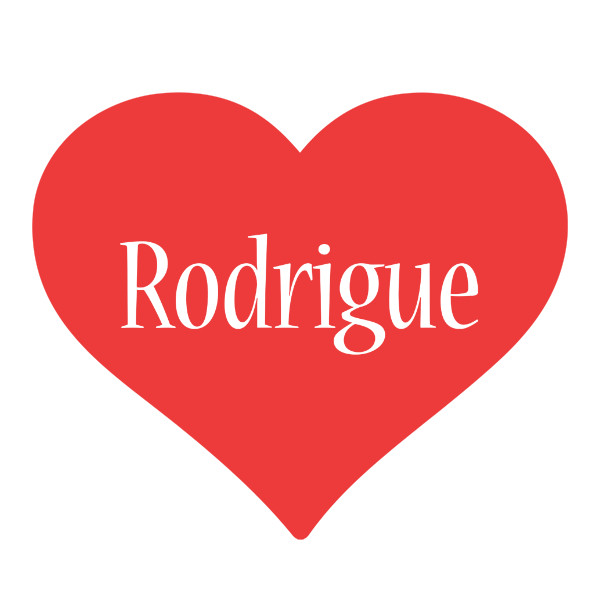 Rodrigue love logo