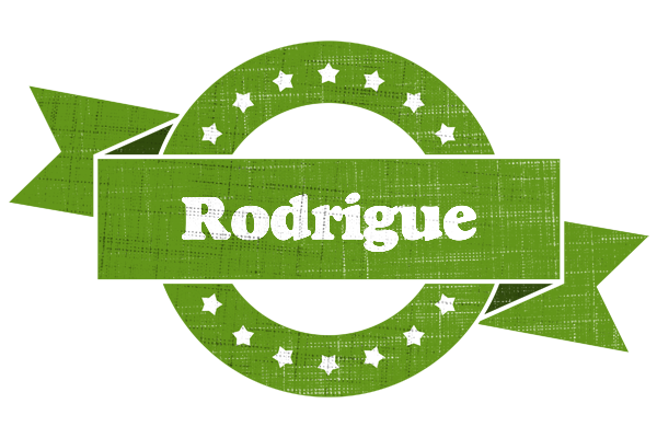 Rodrigue natural logo