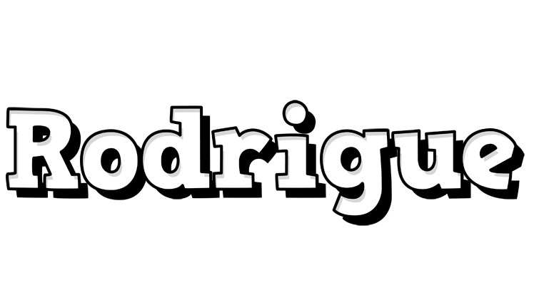 Rodrigue snowing logo