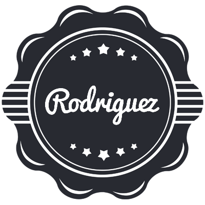 Rodriguez badge logo