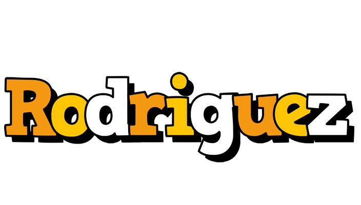 Rodriguez cartoon logo