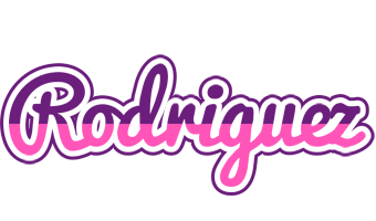 Rodriguez cheerful logo