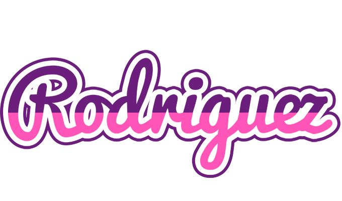 Rodriguez cheerful logo