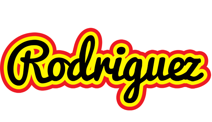 Rodriguez flaming logo