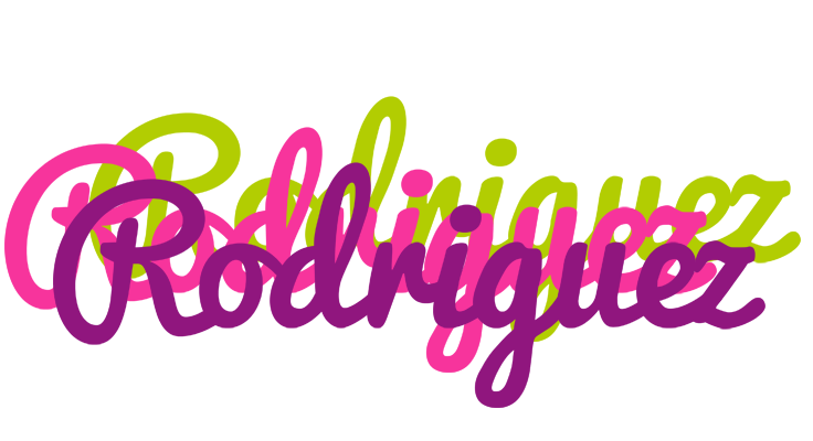 Rodriguez flowers logo