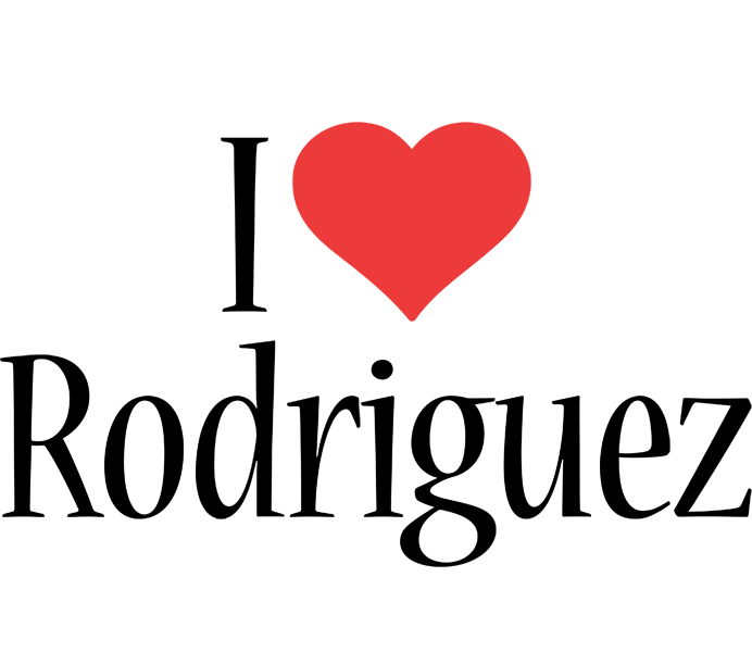 Rodriguez i-love logo