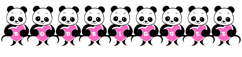 Rodriguez love-panda logo