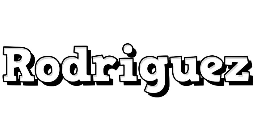 Rodriguez snowing logo
