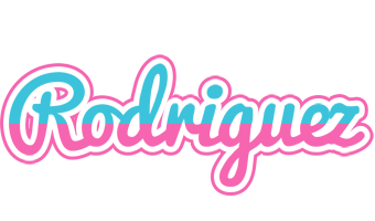 Rodriguez woman logo