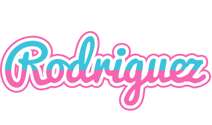 Rodriguez woman logo