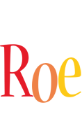 Roe birthday logo